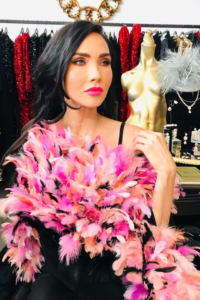 Feather Poncho