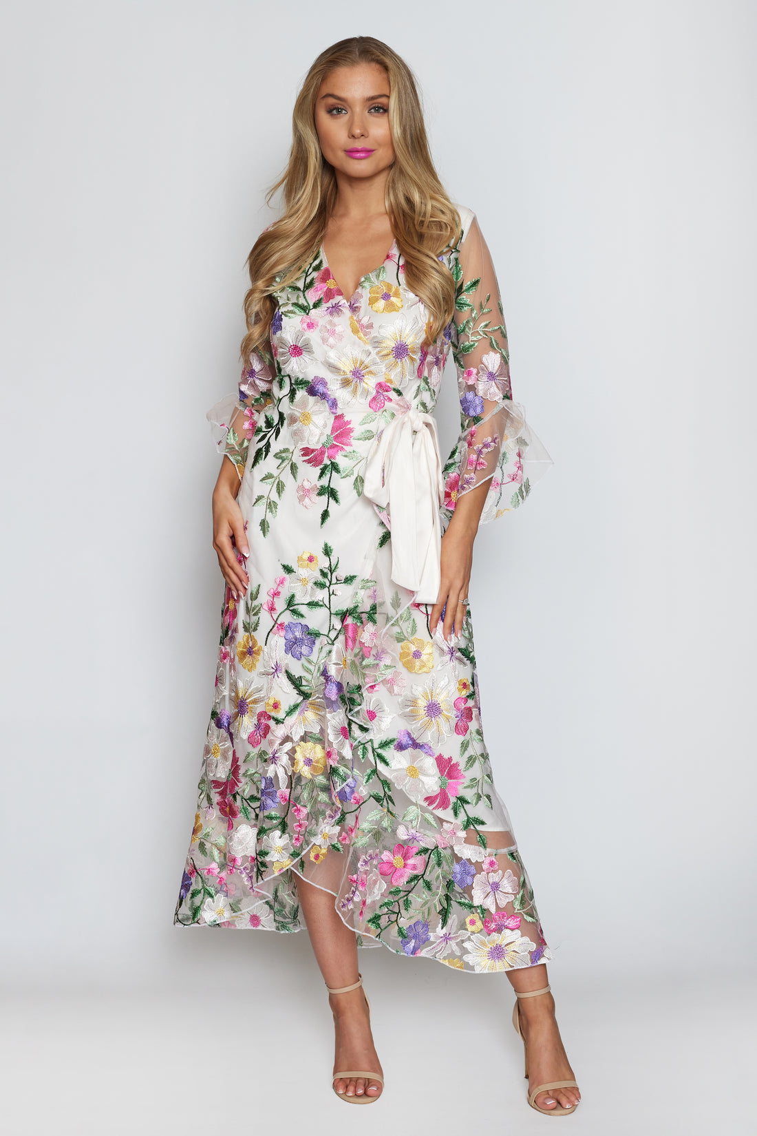 Spring Bloom Wrap Dress