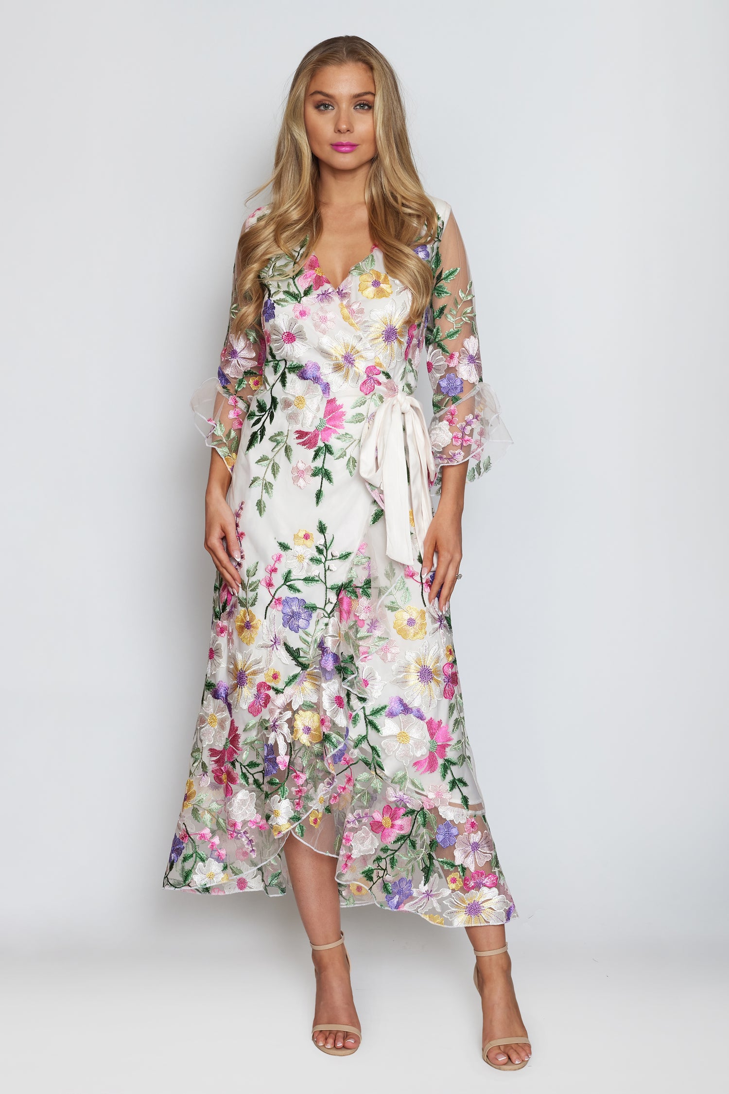 Spring Bloom Wrap Dress