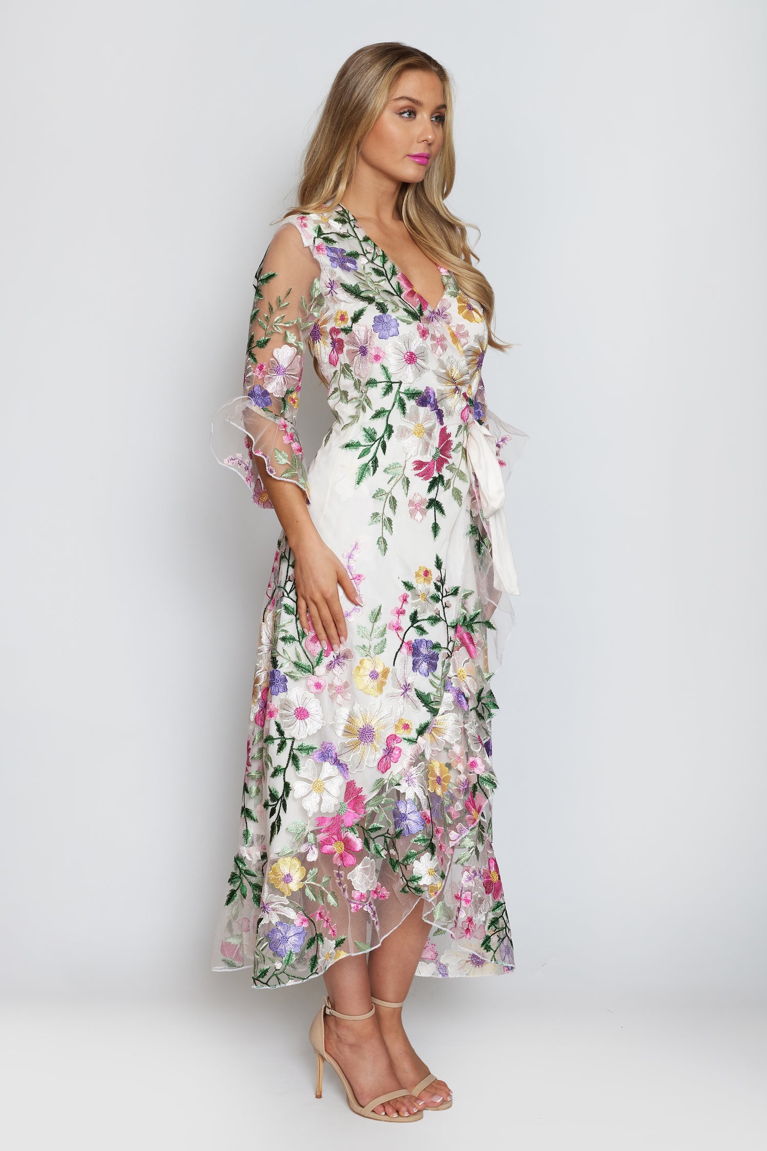 Spring Bloom Wrap Dress