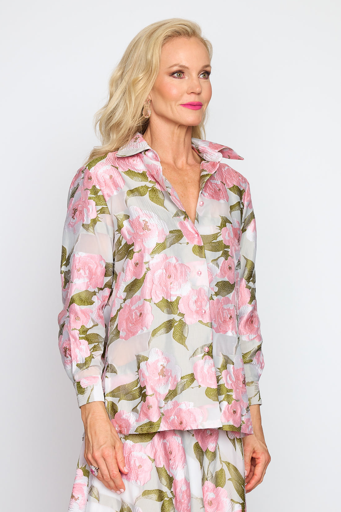 Spring Rose Classic Blouse