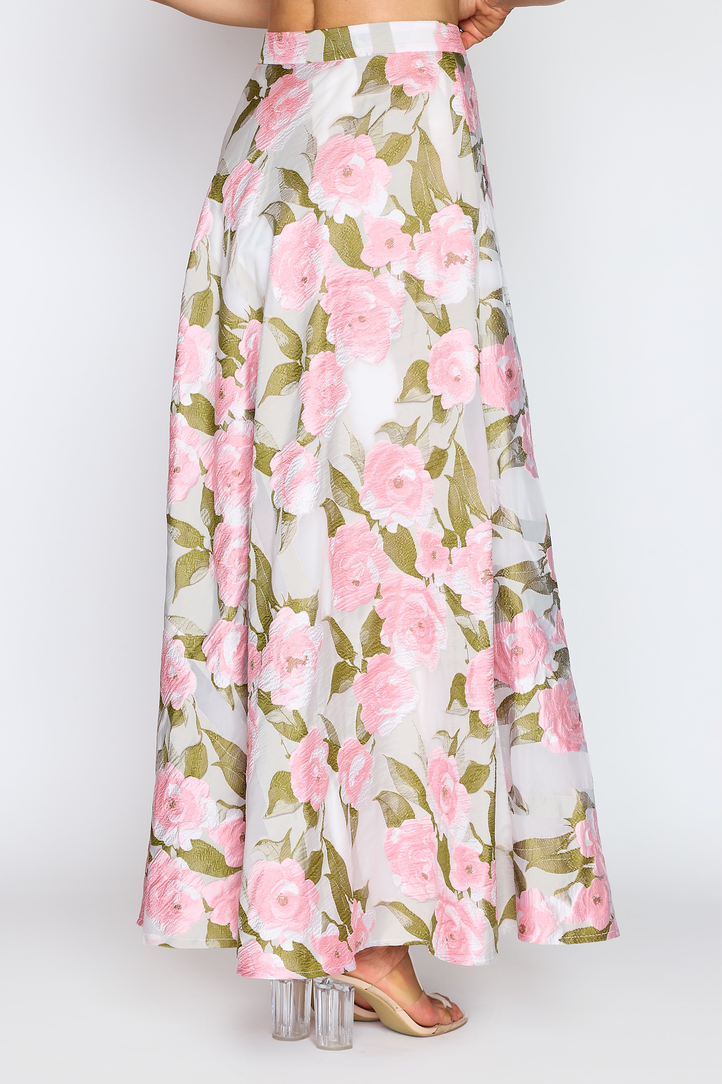 Spring Rose Circle Skirt