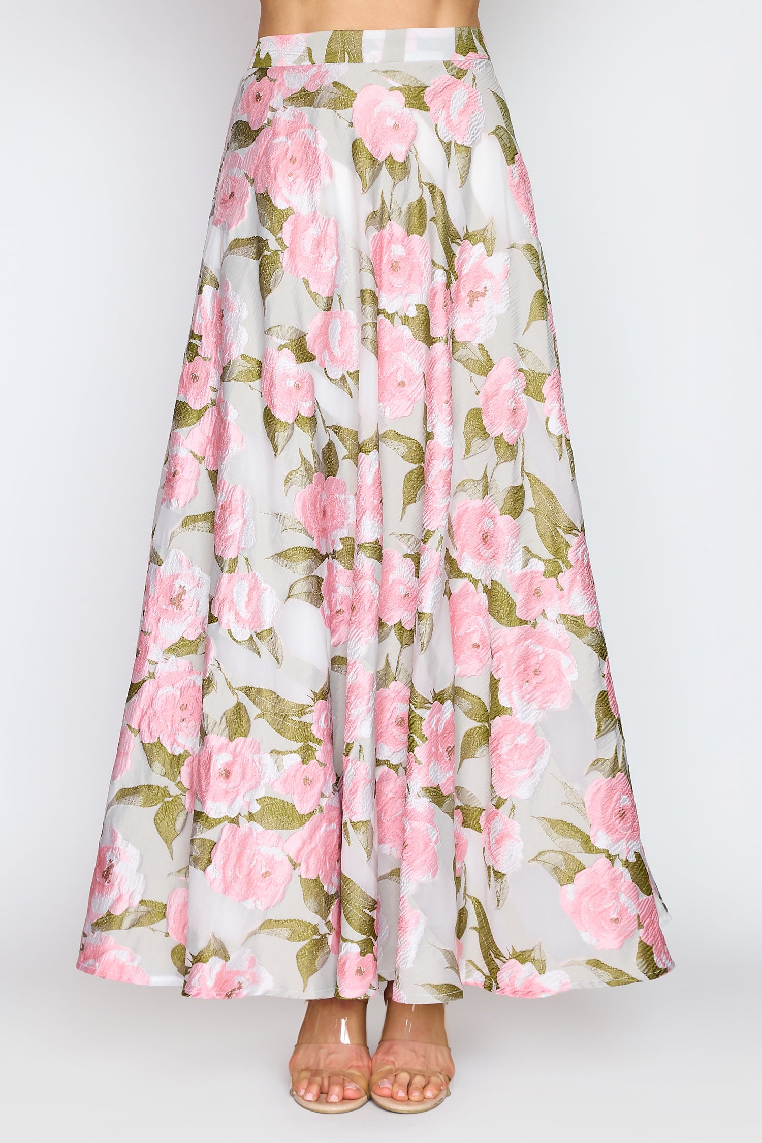 Spring Rose Circle Skirt