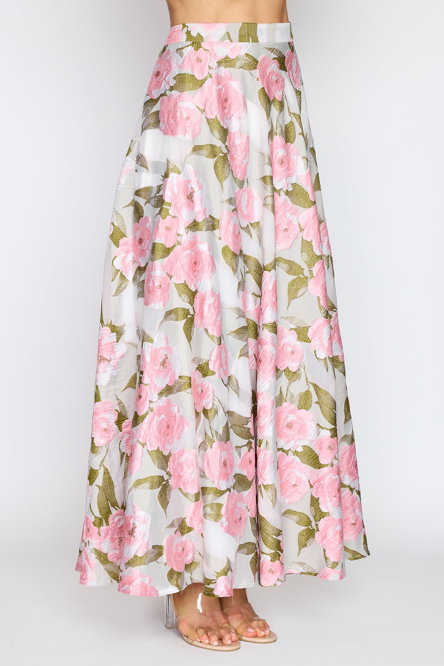 Spring Rose Circle Skirt