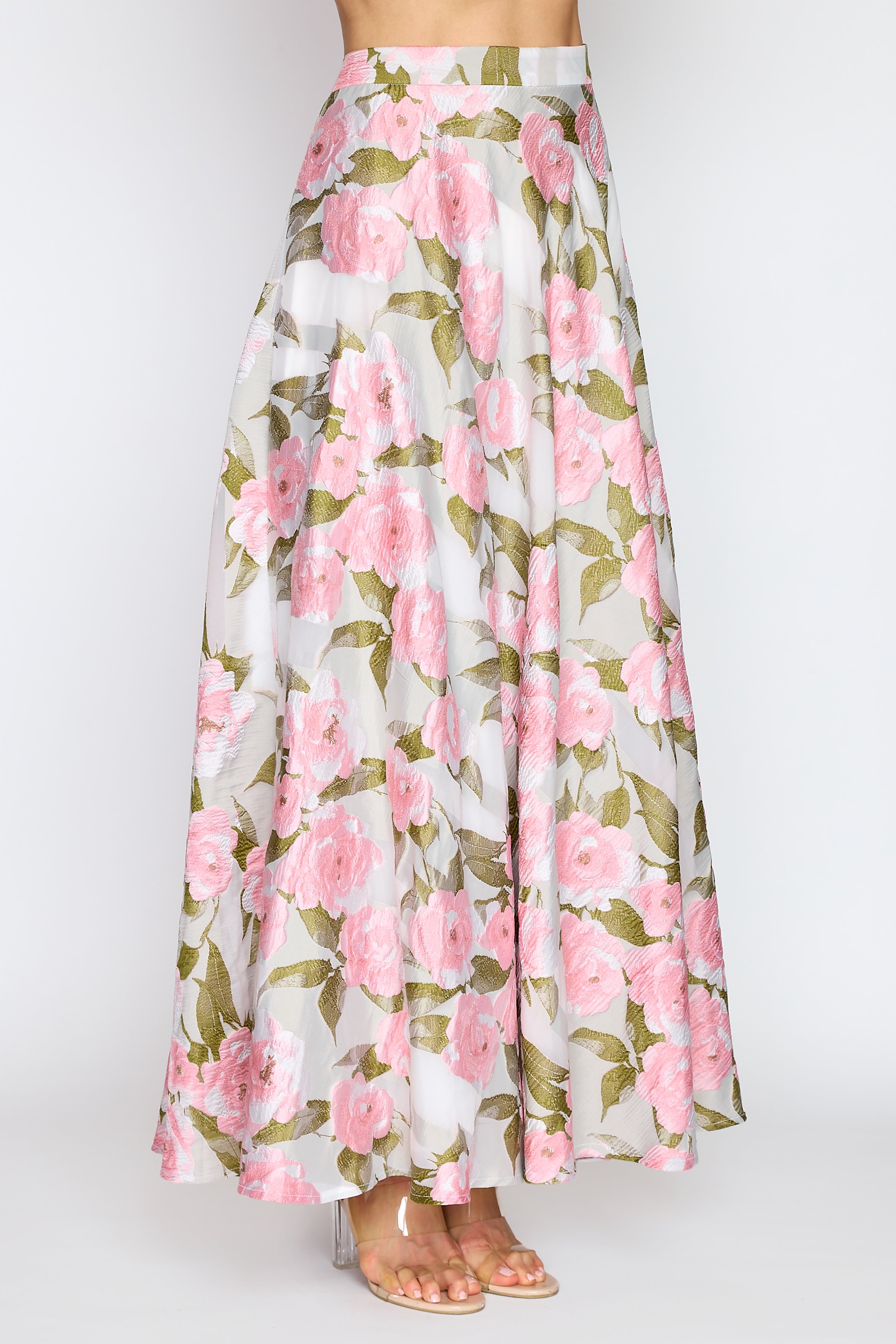 Spring Rose Circle Skirt