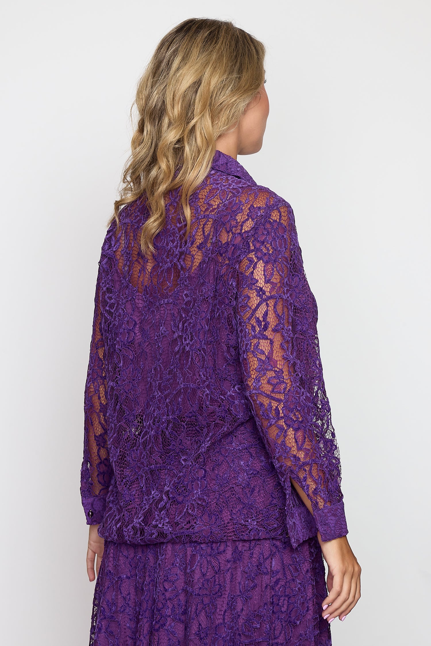 Purple Lace Blouse