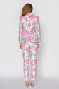 Pink Rosette Sequin Suit
