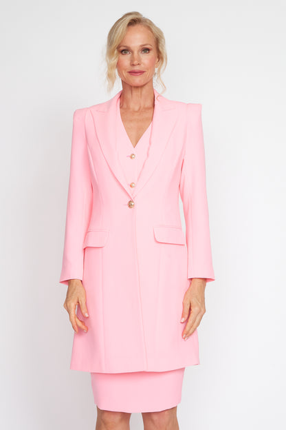 Bubble Gum Longline Jacket