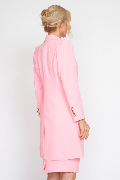 Bubble Gum Longline Jacket