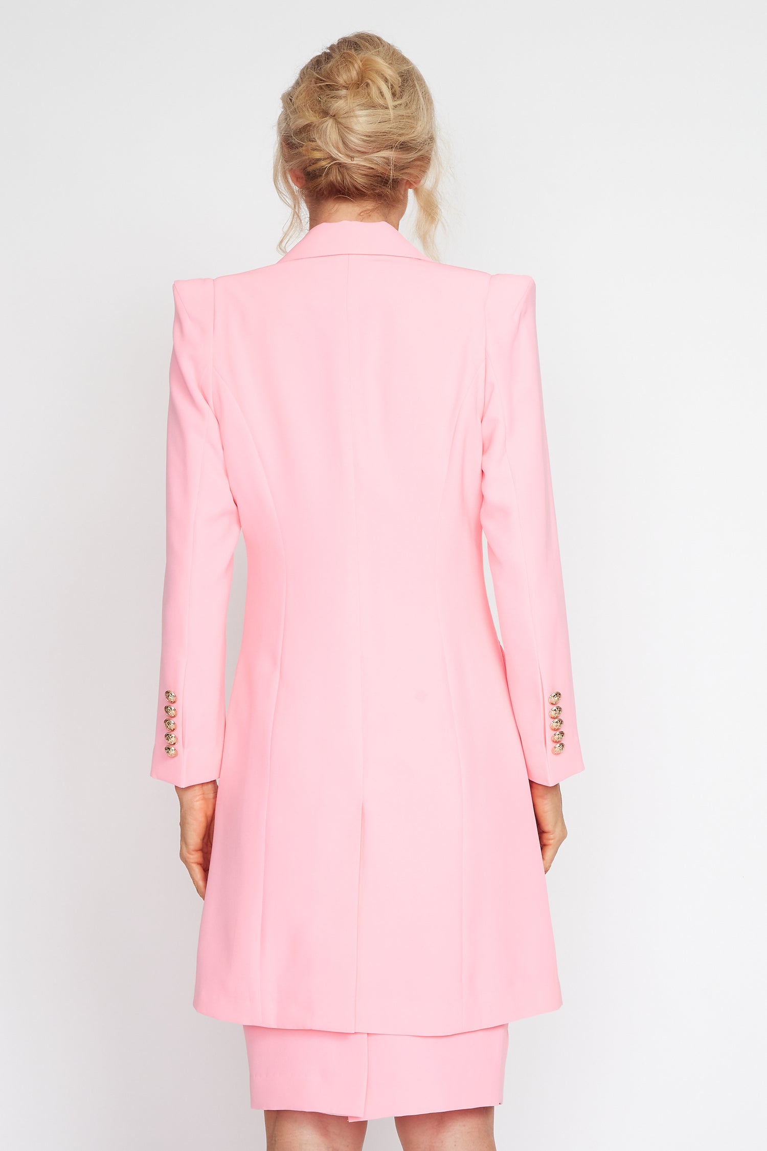 Bubble Gum Longline Jacket