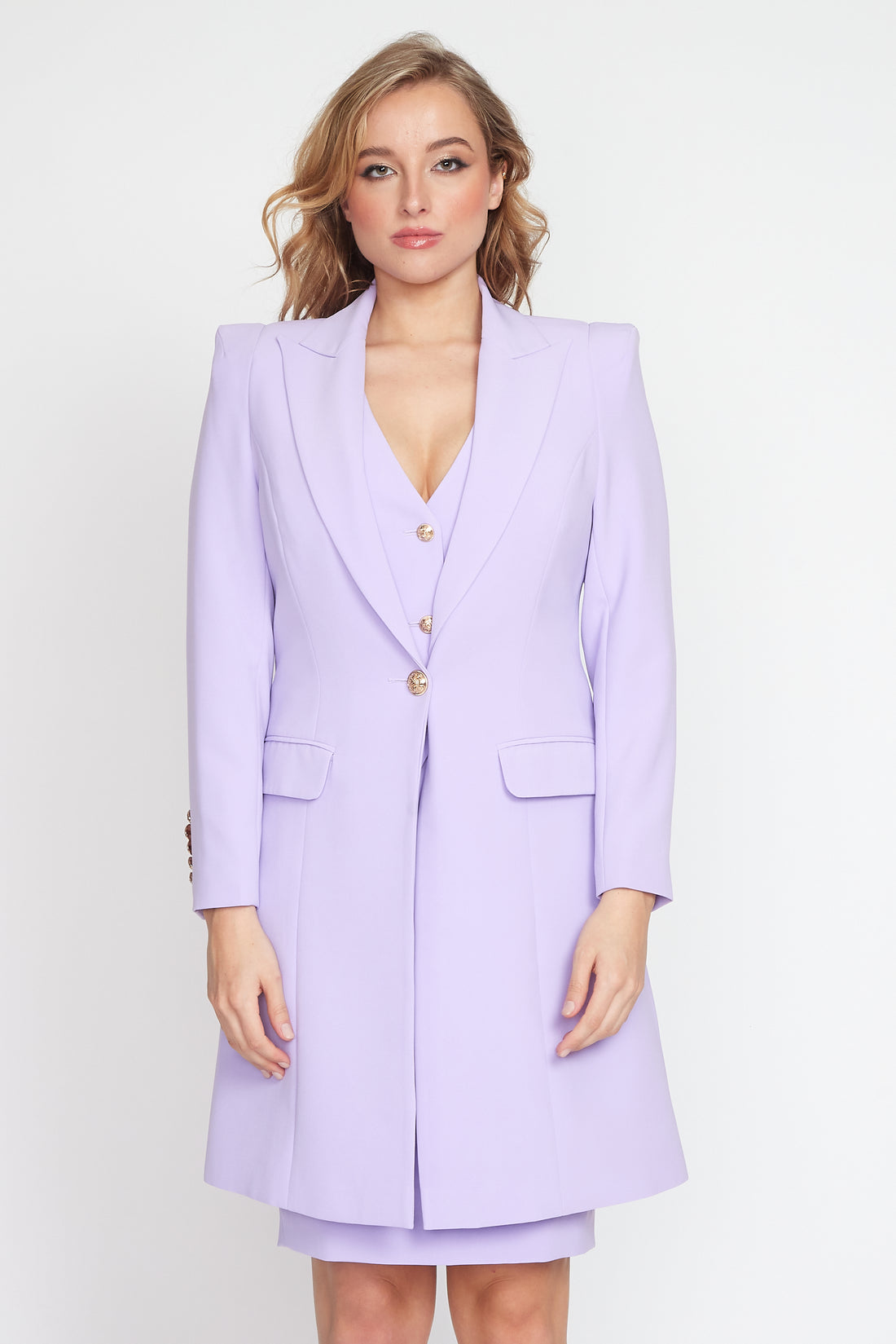 Lilac Longline Jacket