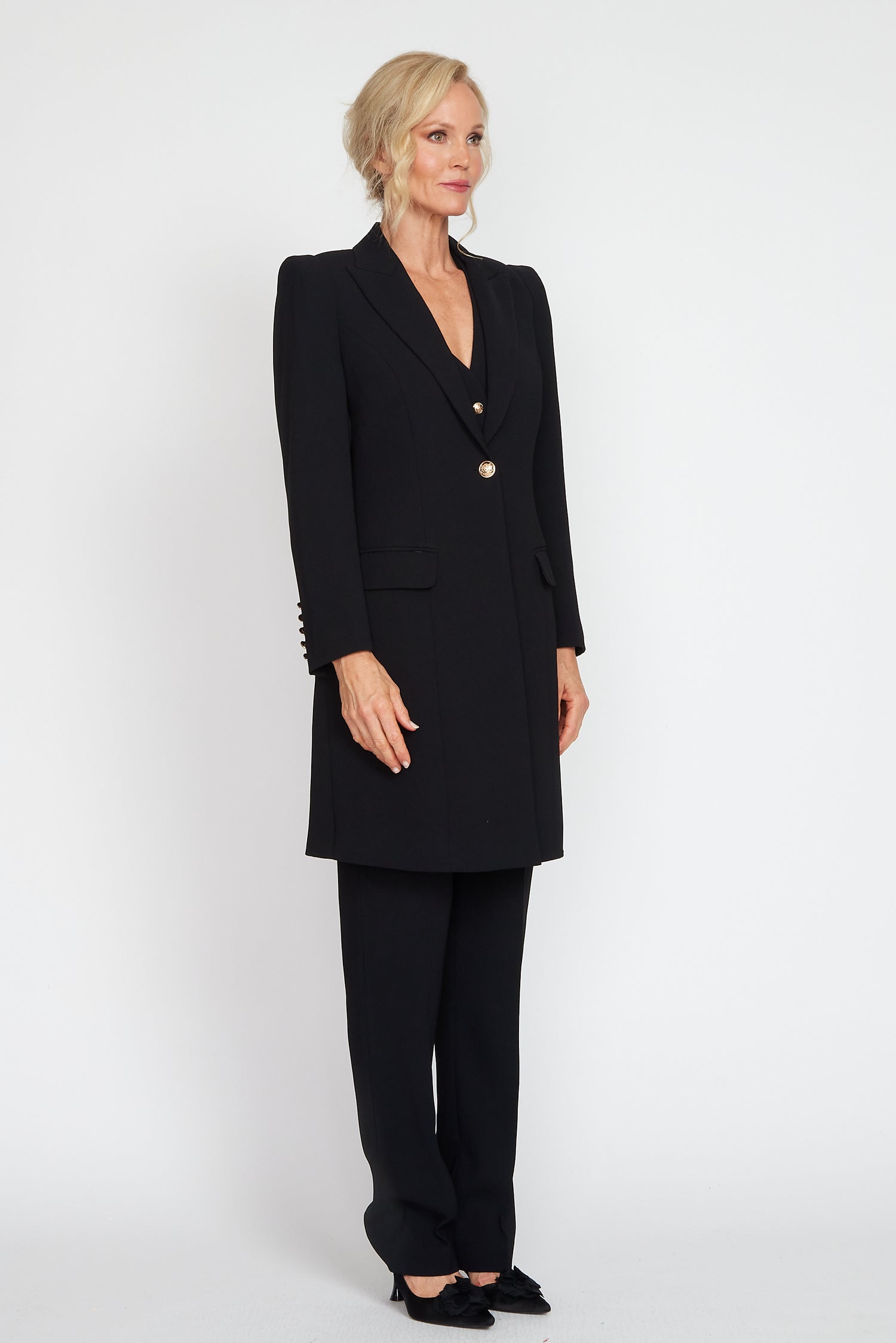 Black Longline Jacket