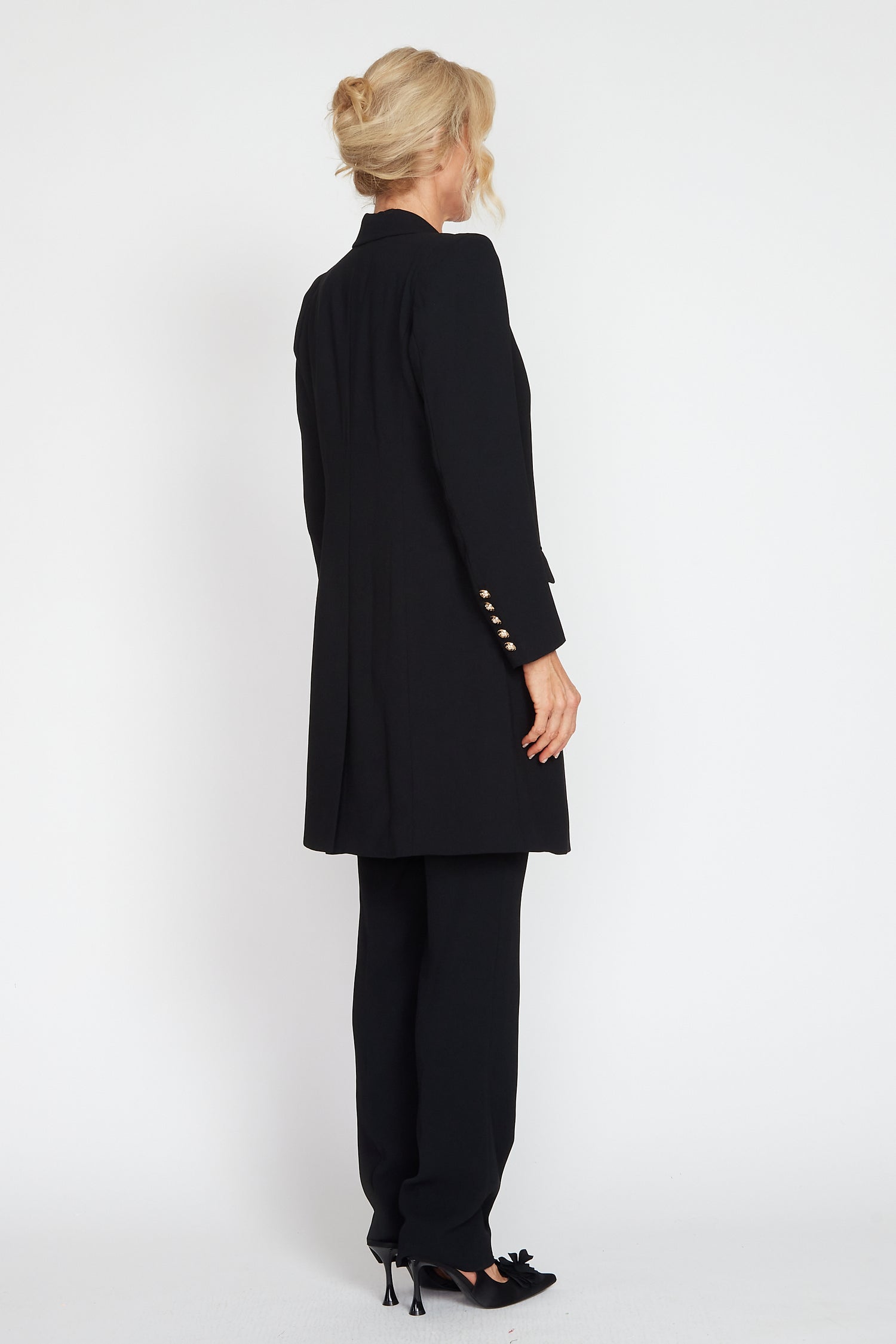 Black Longline Jacket