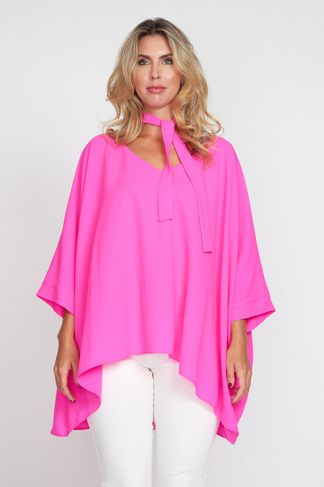 Lipstick Pink Holiday Top