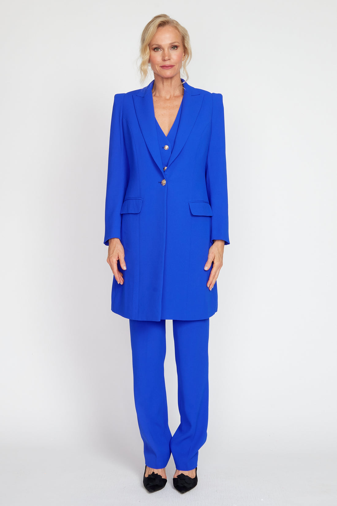 Electric Blue Longline Jacket