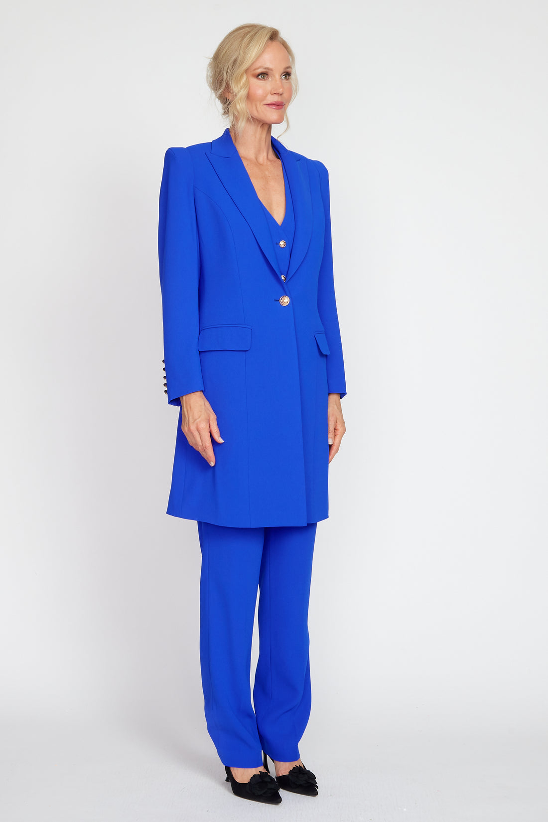 Electric Blue Longline Jacket