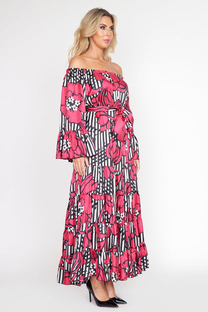 Florentine Print Gypsy Dress