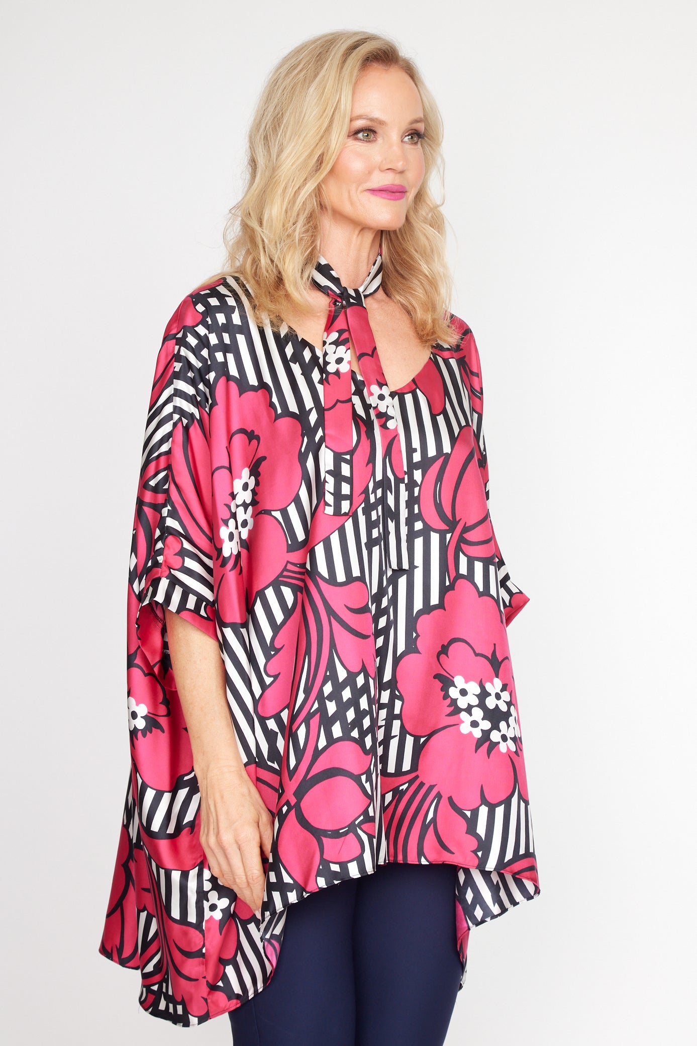 Florentine Print Holiday Top