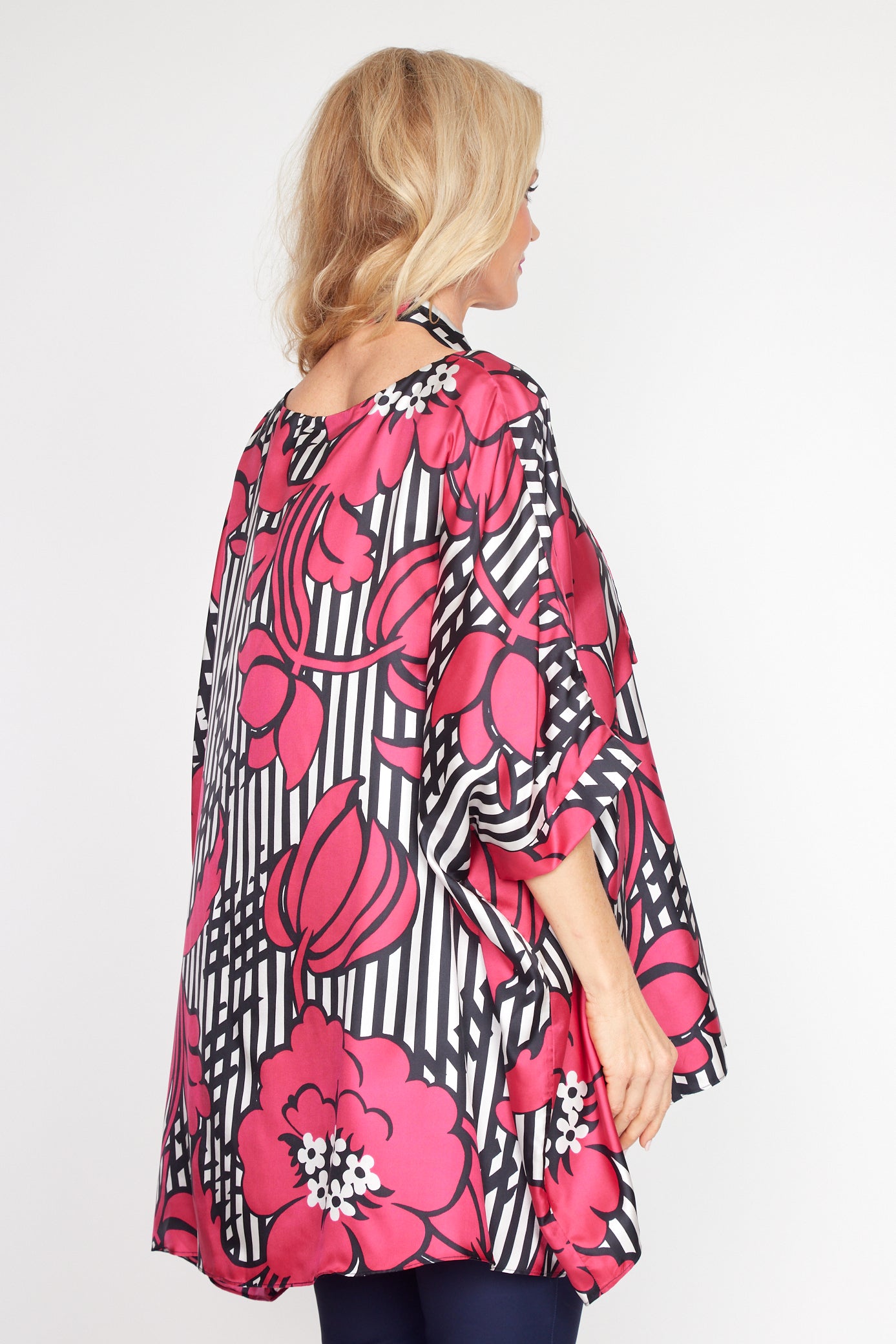 Florentine Print Holiday Top