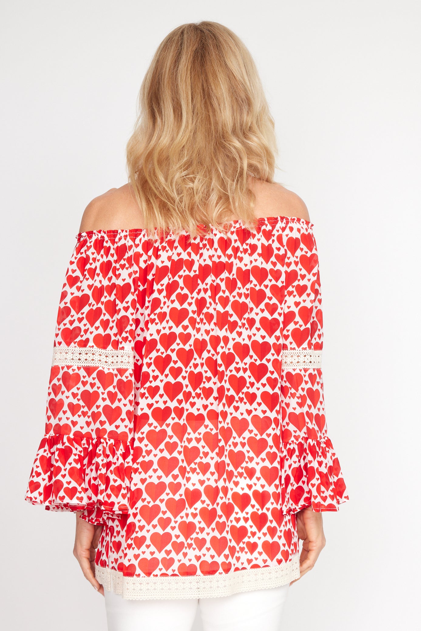 Love Heart Print Sorento Top