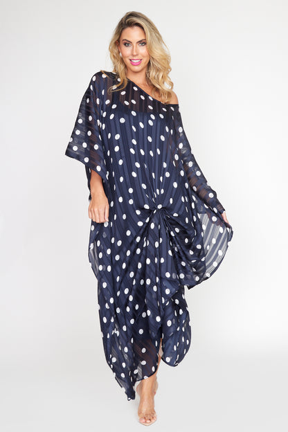 Nautical Polka Dot Kaftan