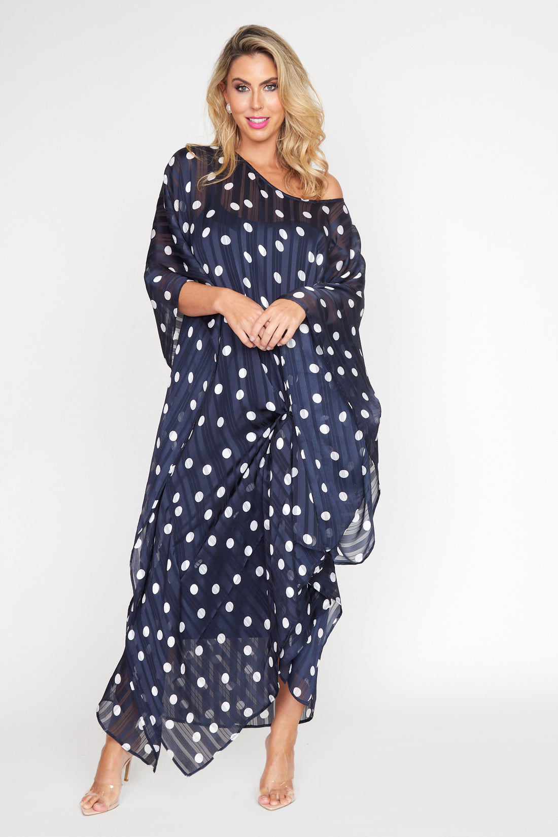 Nautical Polka Dot Kaftan