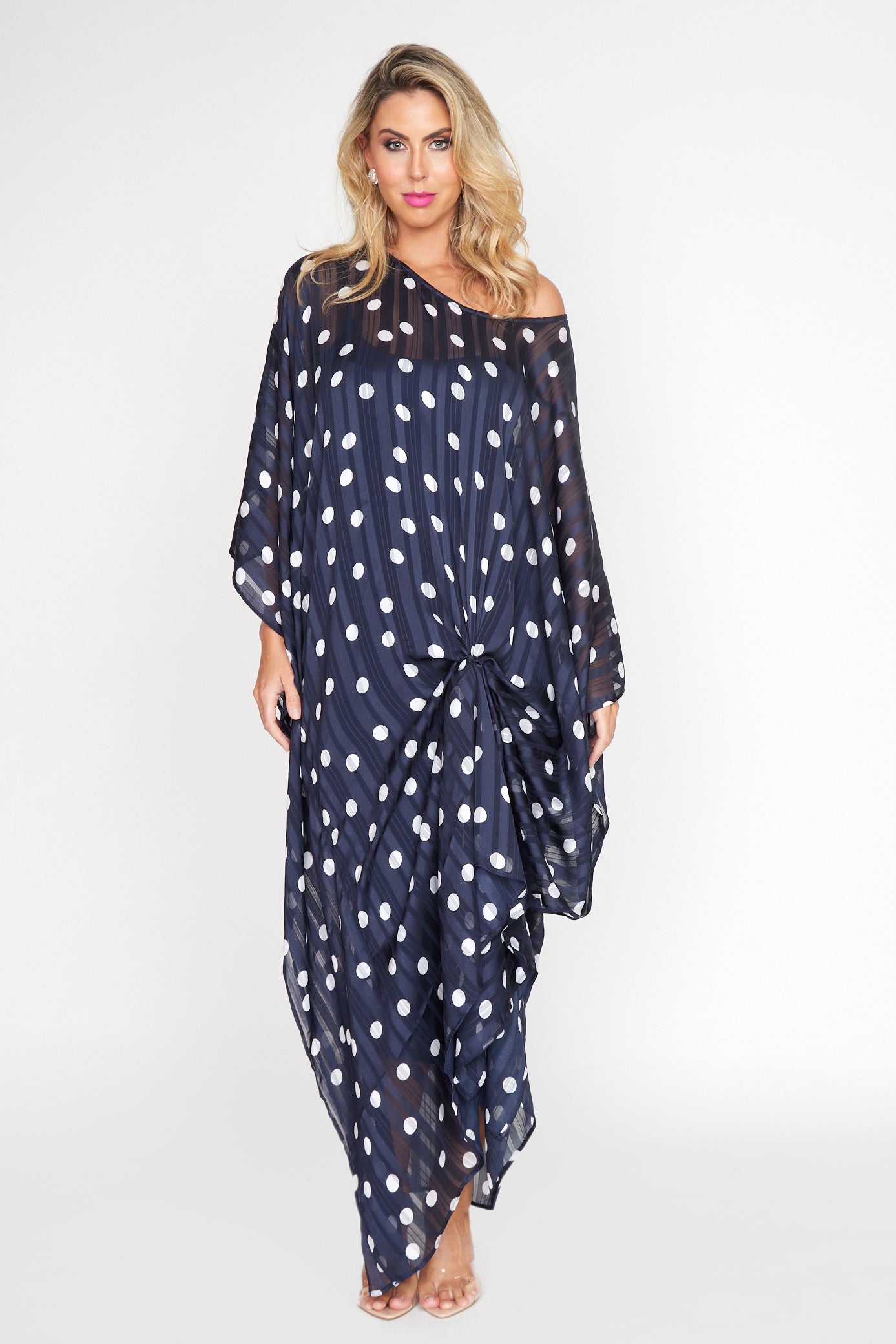 Nautical Polka Dot Kaftan