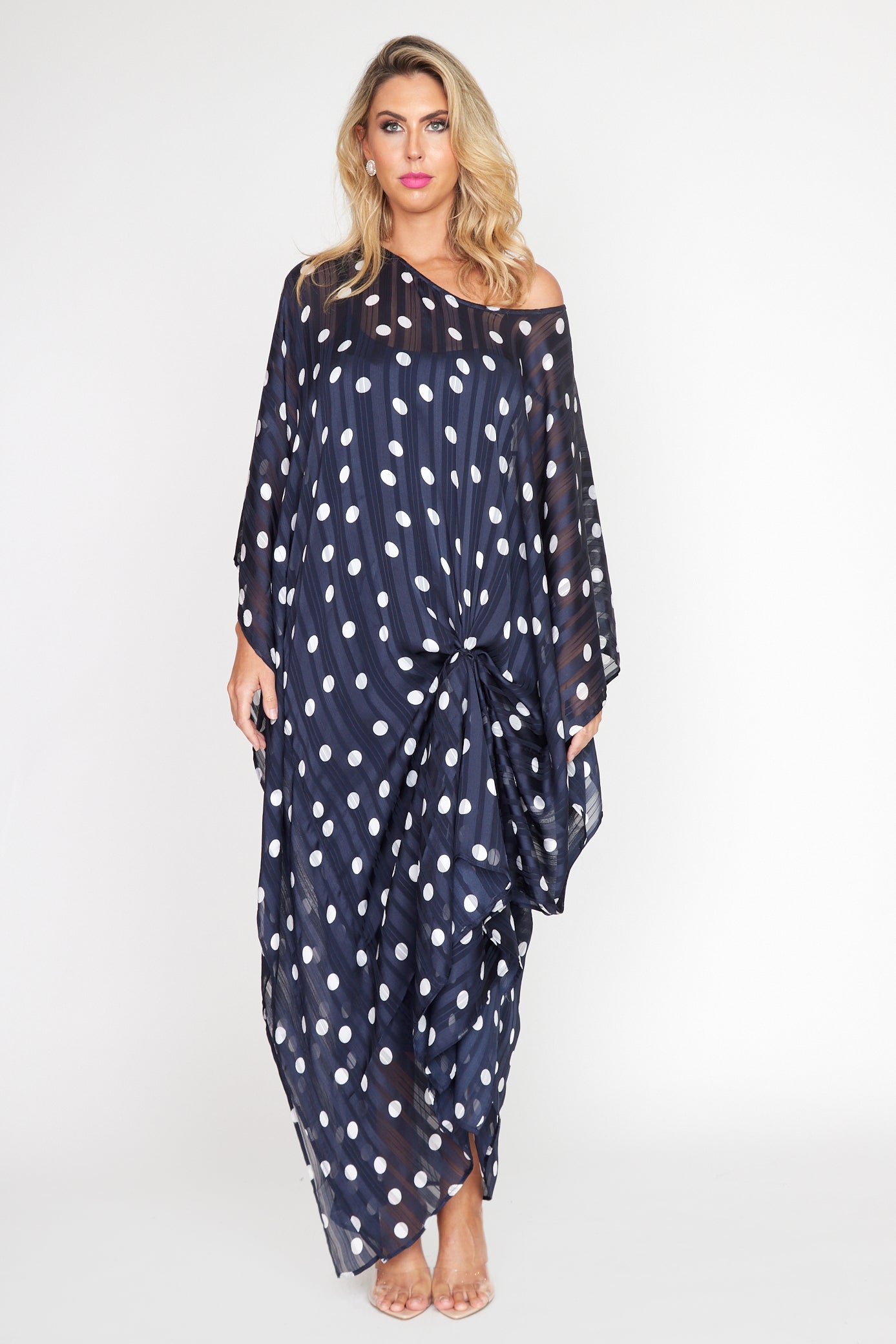 Nautical Polka Dot Kaftan