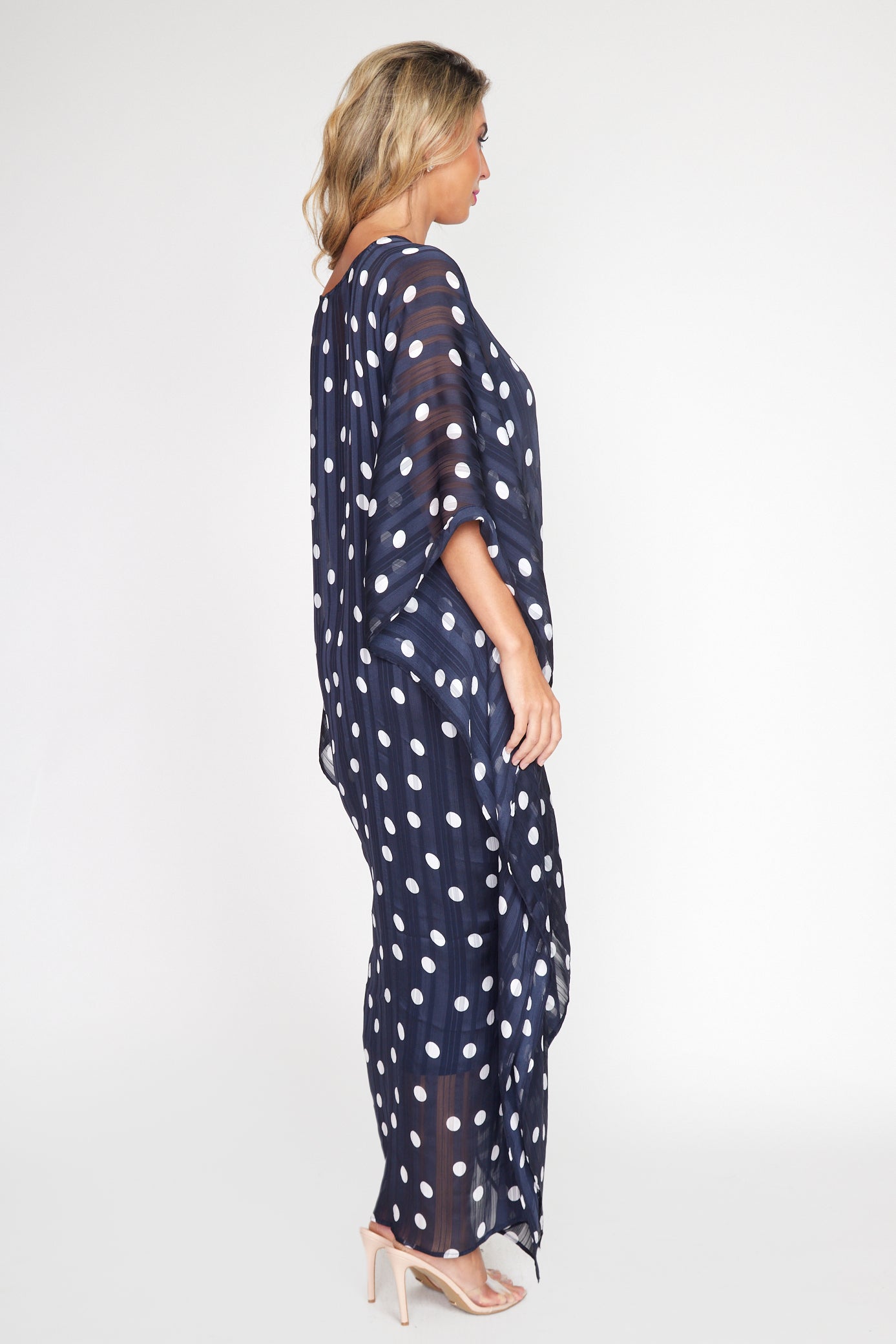 Nautical Polka Dot Kaftan