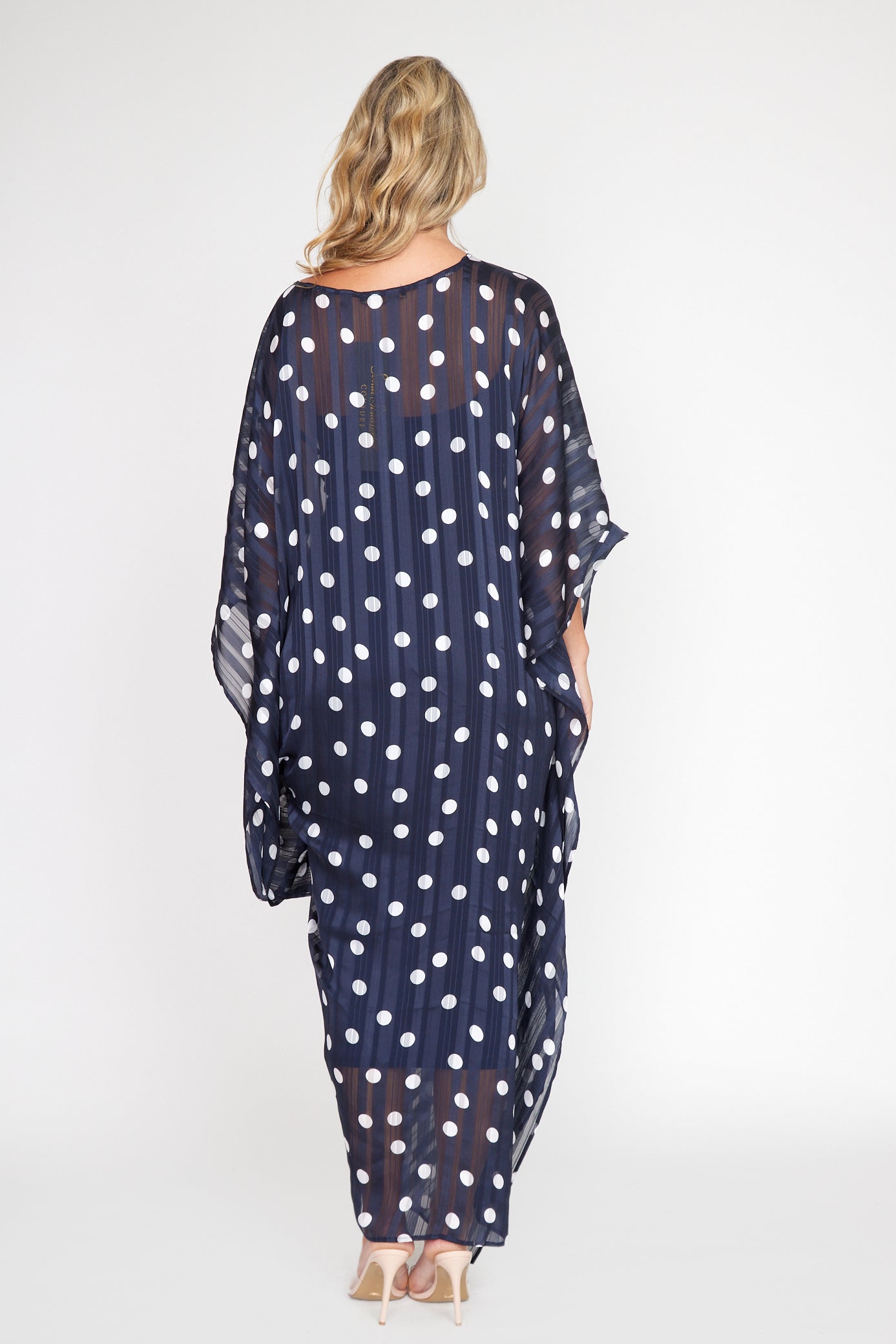 Nautical Polka Dot Kaftan