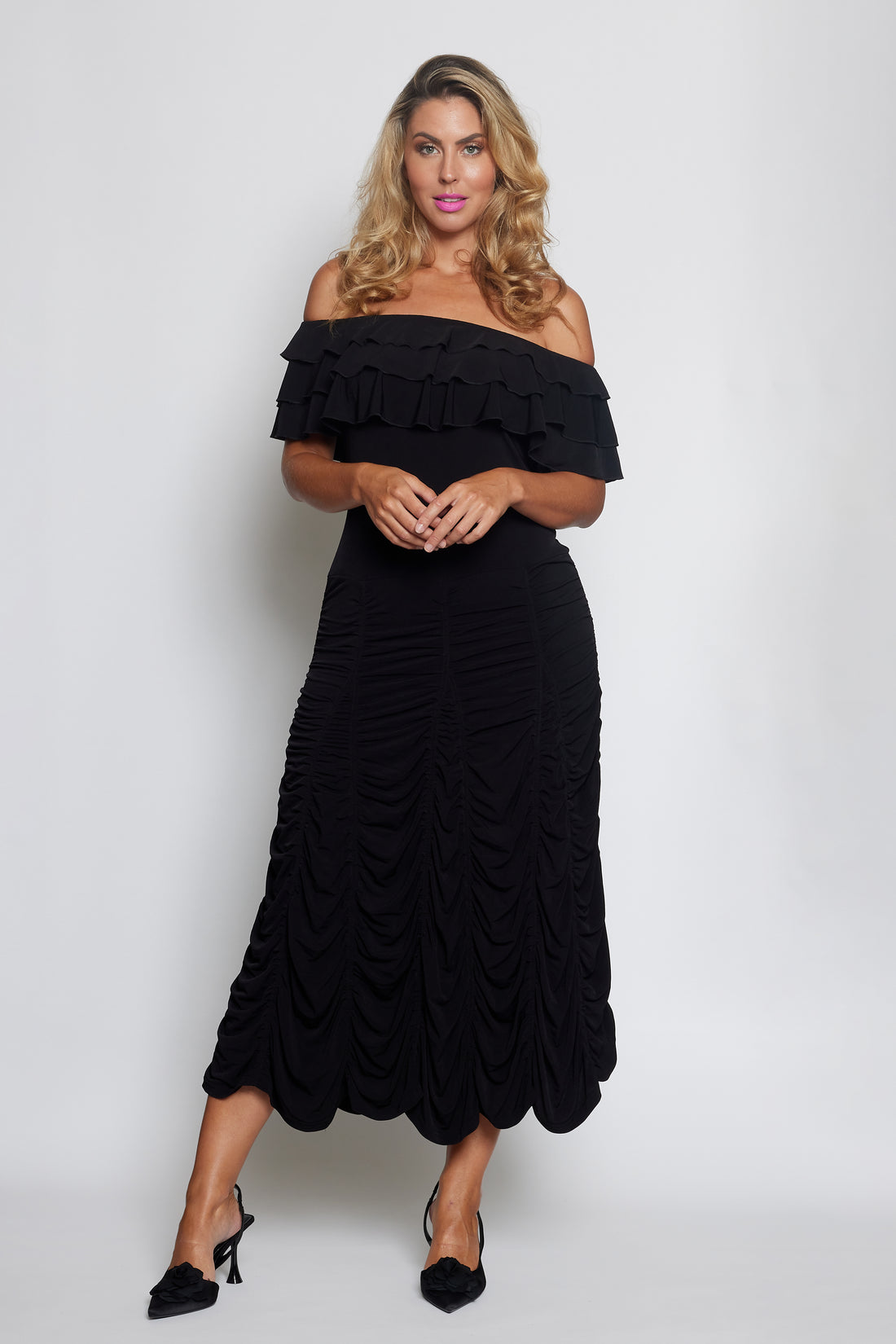 Black Jersey Travel Dress
