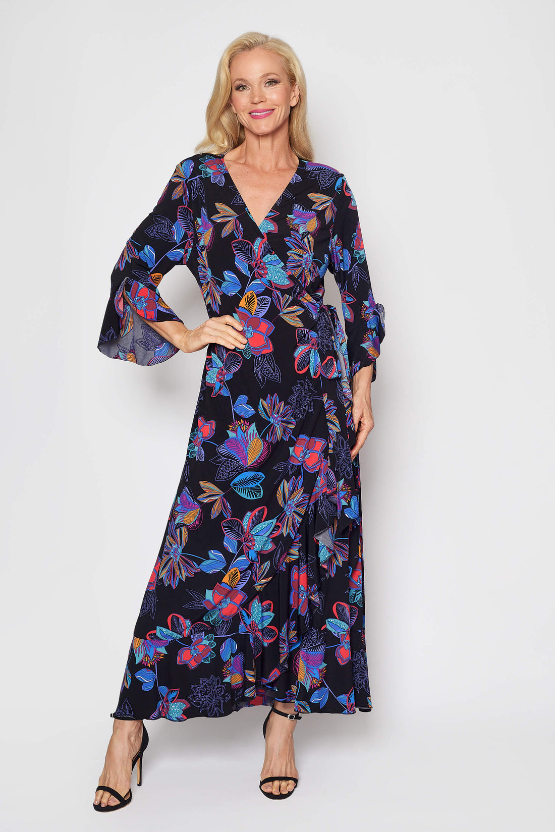 Jersey Wrap Dress (Multiprint)
