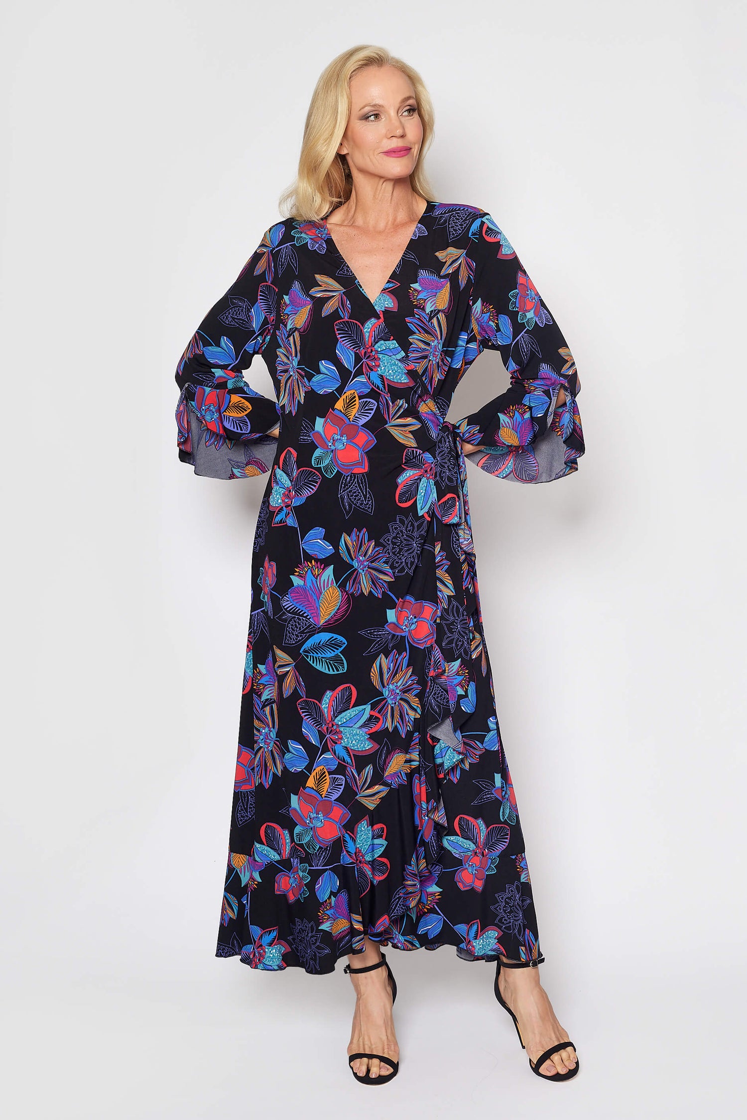 Jersey Wrap Dress (Multiprint)