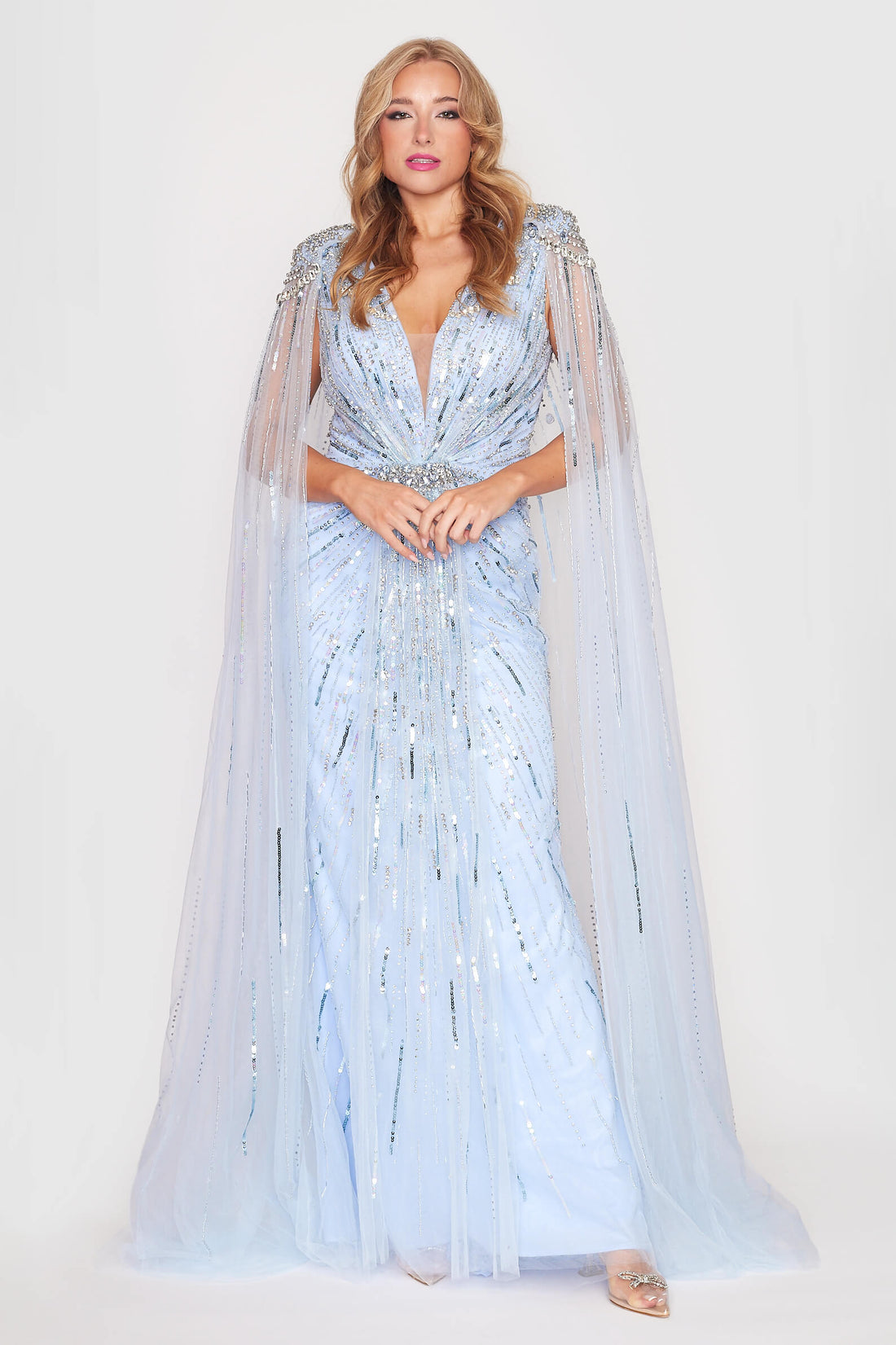 Baby Blue Hollywood Dress