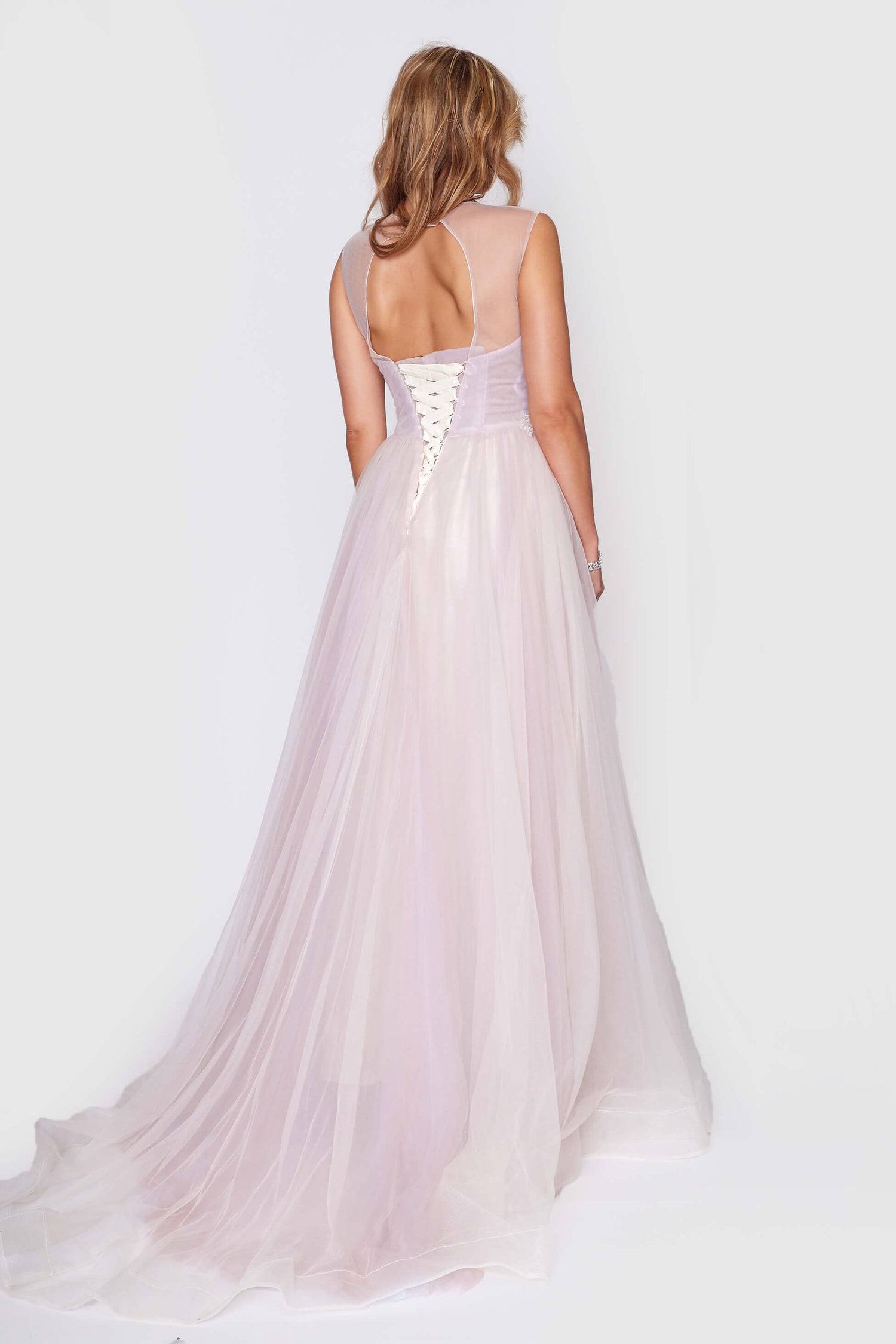Champagne Nude Cocktail Gown