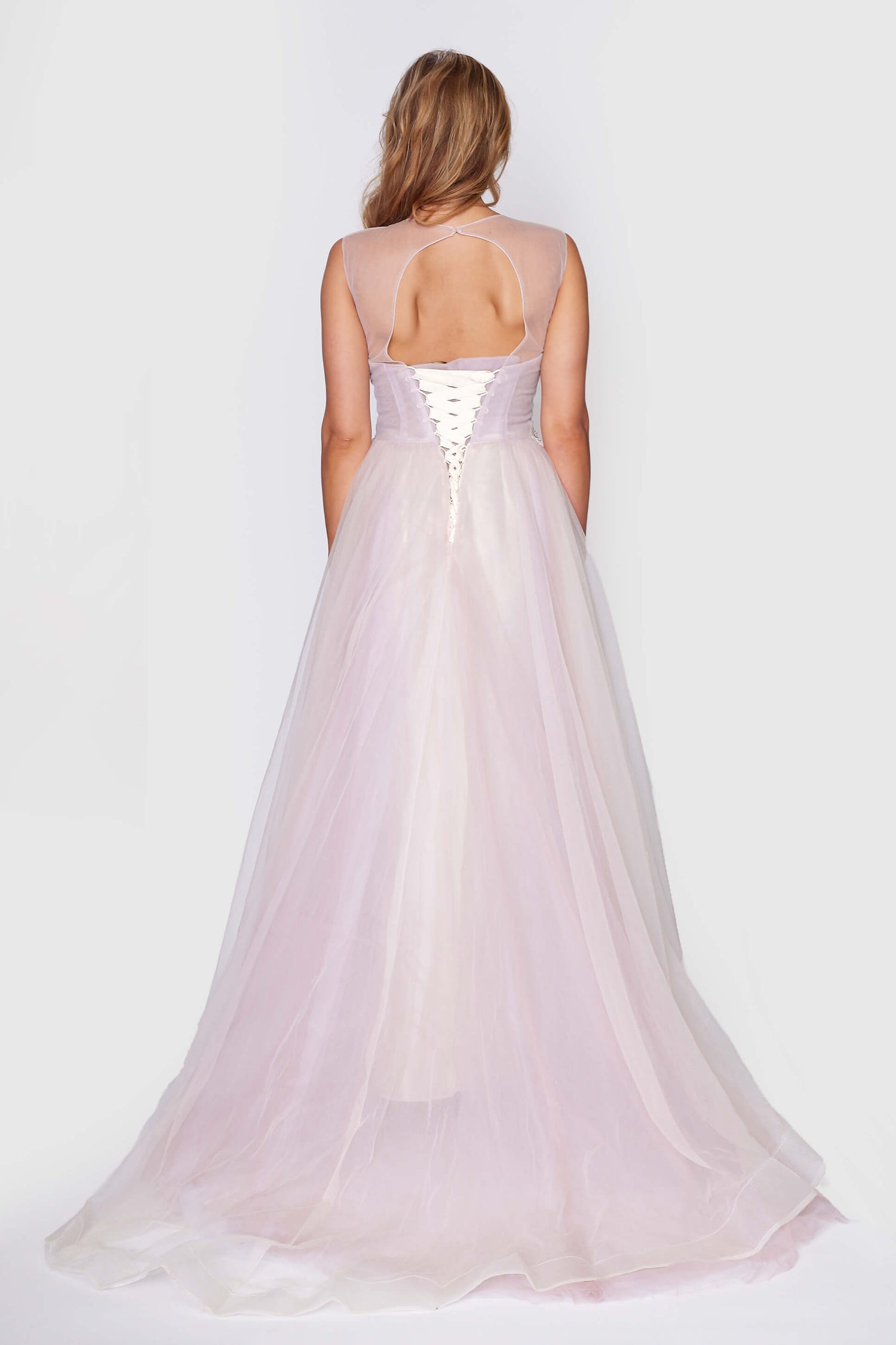 Champagne Nude Cocktail Gown