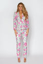 Pink Rosette Sequin Suit