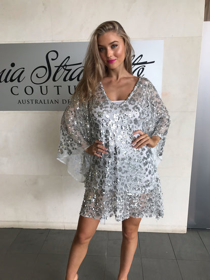 Iconic Black Lace Poncho